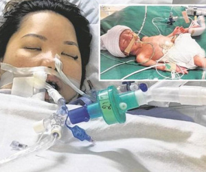 Cố gắng 11 năm mới có con nhưng người mẹ lại bị hôn mê nặng sau sinh khiến ai cũng đau xót