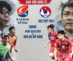 U22 Việt Nam – Các Ngôi sao K.League: Thuốc thử liều cao