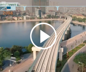 Video Dự án đường sắt Cát Linh - Hà Đông chậm tiến độ 10 năm