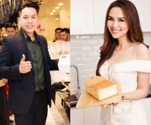 Chồng Diễm Hương dự khai trương cửa hàng của vợ giữa tin đồn ly hôn