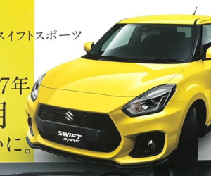Rò rỉ thông số của Suzuki Swift Sport 2017 chuẩn bị ra mắt