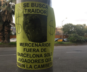 CĐV Barca nổi giận, gọi Neymar là kẻ phản bội