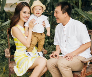 Dương Cẩm Lynh hạnh phúc viên mãn bên chồng và con trai