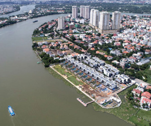 Cưỡng chế dự án biệt thự trăm tỷ lấn sông Sài Gòn