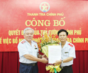 Ông Bùi Ngọc Lam giữ chức Phó tổng Thanh tra Chính phủ
