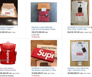 Những món đồ giá "trên trời" của Supreme x Louis Vuitton