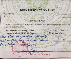 Phó chủ tịch xã phê bình cả nhà cô gái khi xác nhận sơ yếu lý lịch