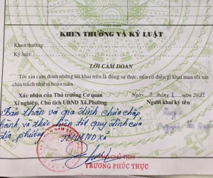 Phó chủ tịch xã sai khi phê bình cả nhà cô gái trong sơ yếu lý lịch