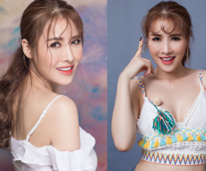 Quế Vân khoe sắc sau hai lần dao kéo tại Hàn Quốc