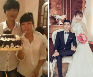 Cặp đôi biết nhau từ mẫu giáo, kết hôn sau 20 năm làm bạn