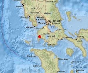 Động đất 6,2 độ Richter ngoài khơi Philippines
