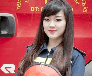 "Tiểu đội trưởng xinh đẹp" dự thi Hoa hậu Hoàn vũ Việt Nam 2017