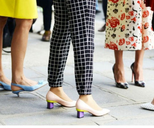 Xu hướng giày "kitten heel" ngọt ngào trở lại