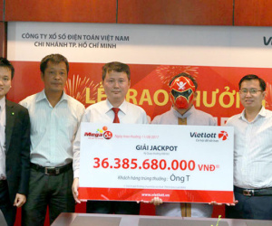 Lái xe trúng độc đắc hơn 36 tỷ đồng của Vietlott