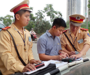 Người tham gia giao thông được sử dụng giấy đăng ký photo