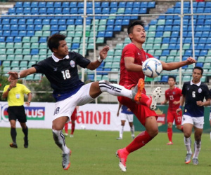 U-22 Campuchia bất ngờ bị hạ gục