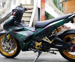 Exciter 150 phong cách gỉ sét với tem kỷ niệm 1 triệu xe