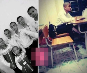 Dân mạng thi nhau khoe ảnh hội con trai cắt "đầu đinh" thời đi học