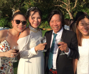 Mỹ Tâm, Hari Won dự đám cưới của đạo diễn Nguyễn Tranh ở Vũng Tàu
