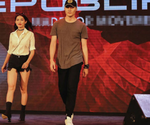Quỳnh Châu, Quang Hùng chạm mặt trên sàn catwalk sau chia tay