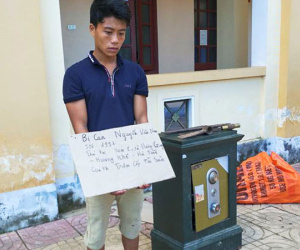 9X phá két sắt trộm hơn 65 triệu đồng