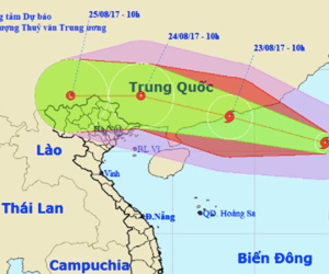 Bão số 6: Miền Bắc mưa to từ mai
