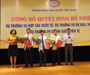 Ngân hàng Nhà nước bổ nhiệm loạt lãnh đạo mới
