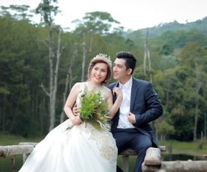 Bảo Duy khoe ảnh cưới lãng mạn ở Đà Lạt với người vợ thứ ba