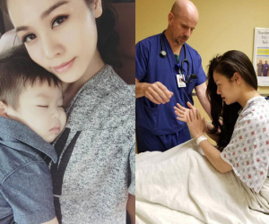 Nhật Kim Anh trở về nhà sau khi bị tai biến nằm liệt giường cấp cứu tại Mỹ