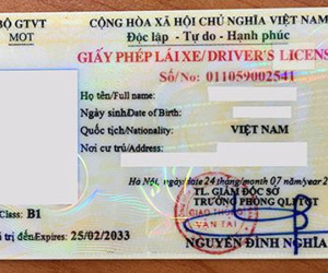 Nhiều người ngạc nhiên vì bằng lái B1 có thời hạn đến già
