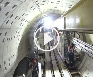 Video: Hầm ngầm metro Sài Gòn dần thành hình sau 90 ngày thi công