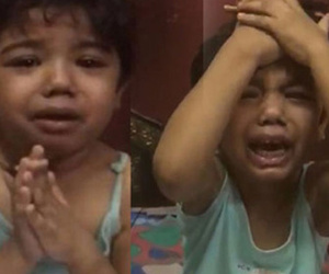 Bé gái bị tát khi học toán, khóc lóc trong sợ hãi “xin làm ơn nhẹ tay với con”