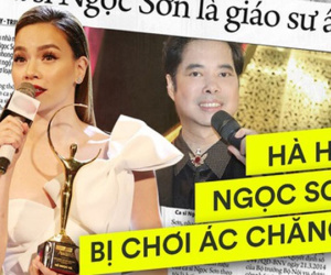 Từ danh hiệu Giáo sư âm nhạc đến Biểu tượng sắc đẹp của năm: Ngọc Sơn, Hà Hồ bị chơi ác?