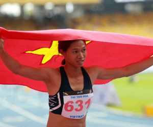 VĐV điền kinh Việt Nam lập kỳ tích 22 năm tại SEA Games