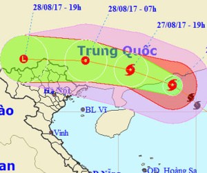 Bão số 7 đổ bộ vào Trung Quốc, Bắc Bộ mưa lớn