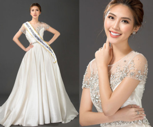 Vừa làm Á quân The Face 2017, Tường Linh đã thi Hoa hậu Liên lục địa