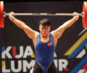 Việt Nam khép lại SEA Games 29 bằng chiếc HC đồng cử tạ