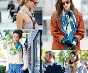 Kết hợp trang phục cùng khăn choàng cổ sành điệu cho mùa thu