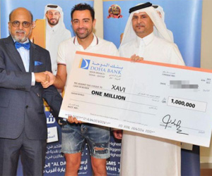 Xavi trúng xổ số ở Qatar