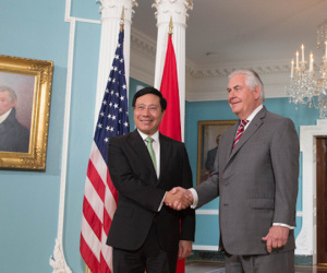 Ngoại trưởng Mỹ Rex Tillerson chúc mừng Quốc khánh Việt Nam