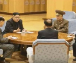 Truyền hình Triều Tiên lần đầu phát hình ảnh ông Kim Jong-un tận tay ký lệnh thử bom H