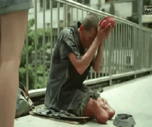 Thay vì cho tiền, cô gái bỏ thạch sùng vào bát, vạch trần sự thật giật mình về gã ăn xin!