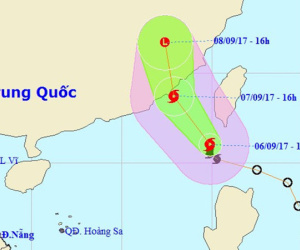 Bão số 8 giật cấp 10, dông lốc xuất hiện ở Bắc Bộ