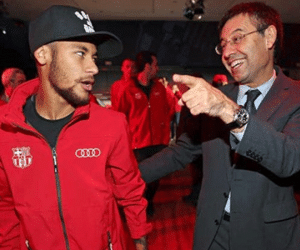 Neymar ví Chủ tịch Barca như gã hề