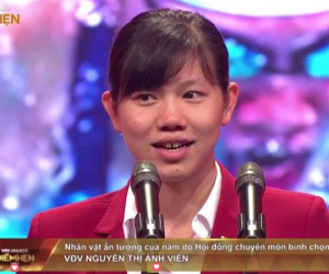 Ánh Viên nhận giải Nhân vật ấn tượng của năm tại VTV Awards