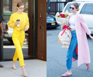 Gigi Hadid dạo phố chất lừ với giày mules