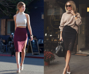 Phối hợp chân váy bút chì sành điệu như Kendall Jenner, Gigi Hadid