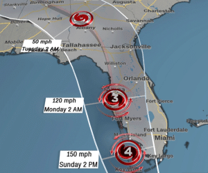 Thống đốc Florida: "Bão tới rồi!"