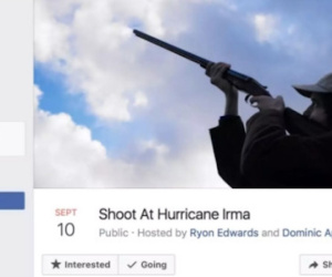 Cảnh sát Mỹ cảnh báo người dân không xả súng vào siêu bão Irma