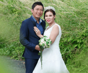 Cưới vợ hơn 1 năm, Kinh Quốc lần đầu tiên chia sẻ về người vợ "đại gia" bằng tuổi